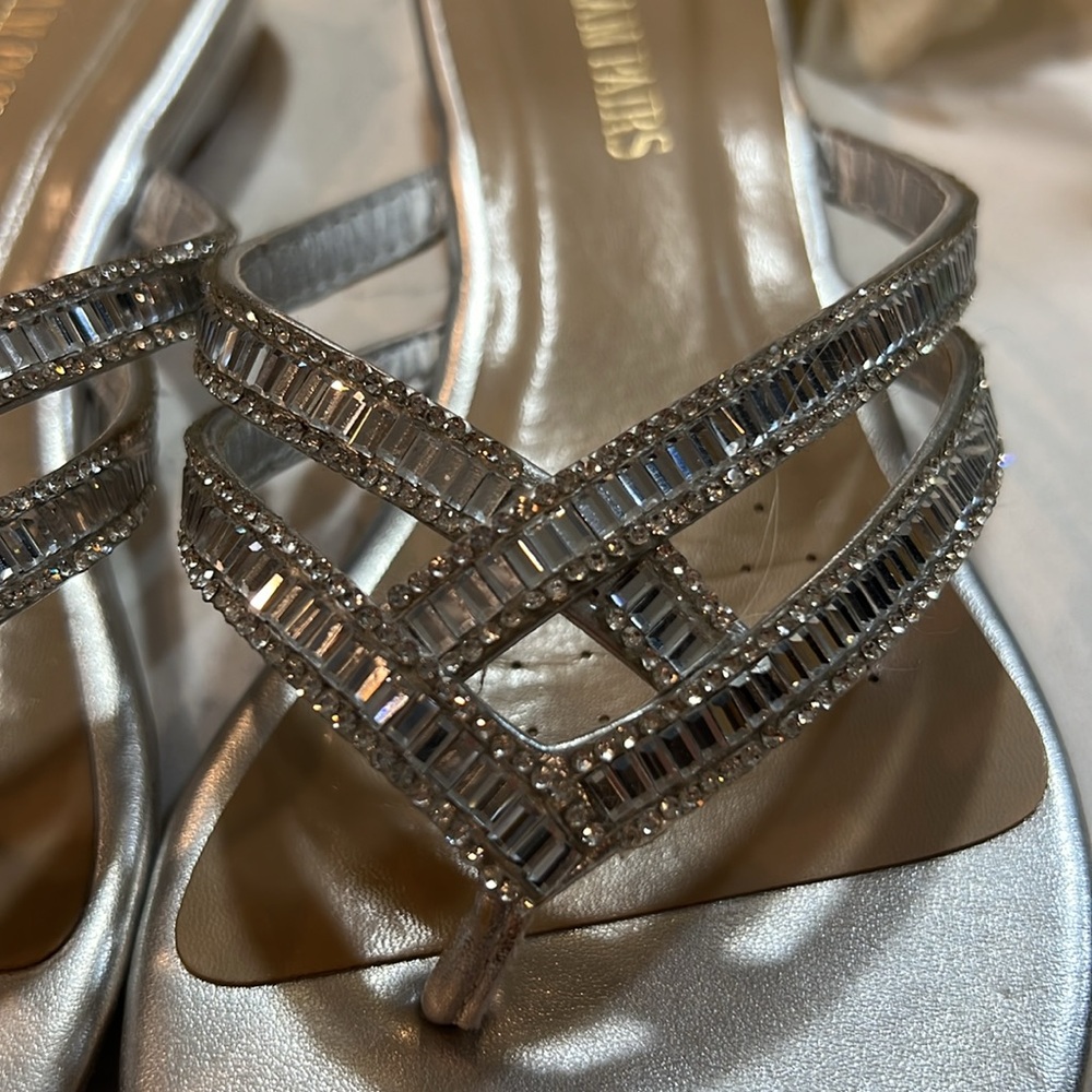 DREAM PAIRS Women's Fashion Rhinestones Design Slides Sandals Size 8 - Picture 9 of 14